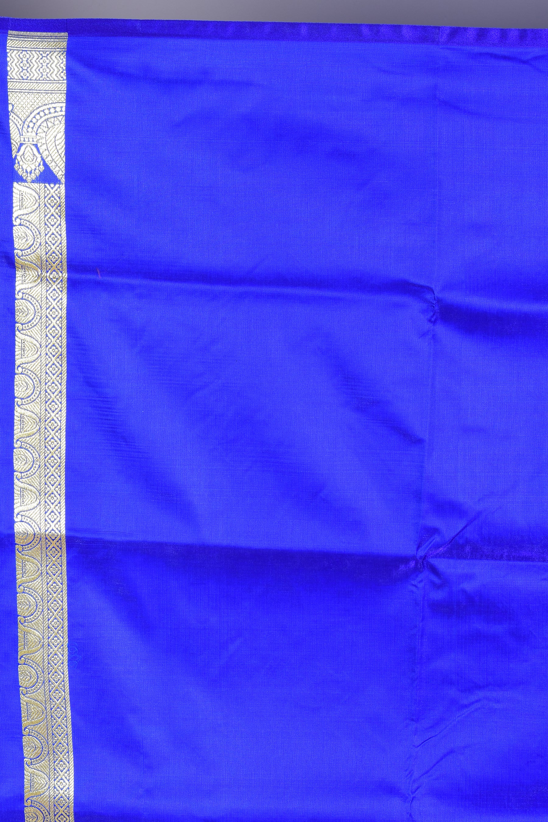 Royal Blue Half & Half Banarasi Saree with Blouse Piece - Keya Seth Exclusive