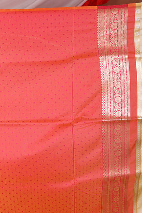 Golden Blended Mashru Silk Saree - Keya Seth Exclusive
