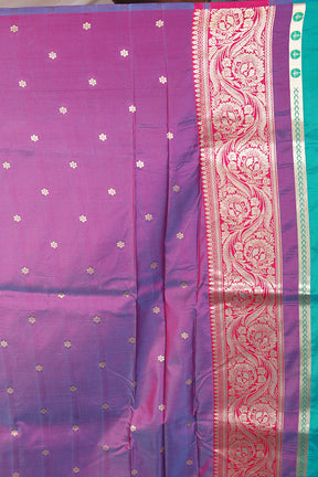 Rama Green Blended Mashru Silk - Keya Seth Exclusive