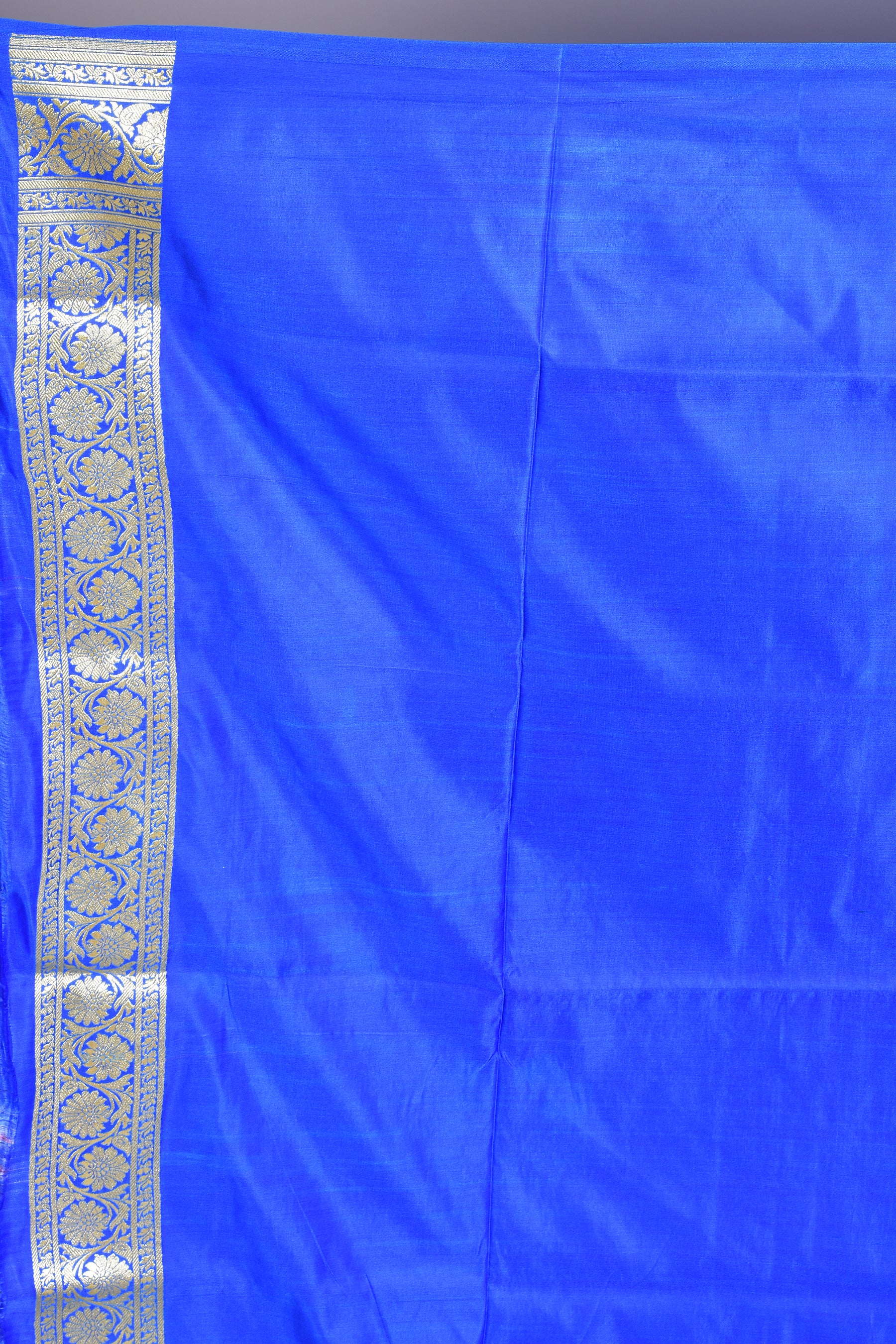 Royal Blue Banarasi Saree with Blouse Piece - Keya Seth Exclusive