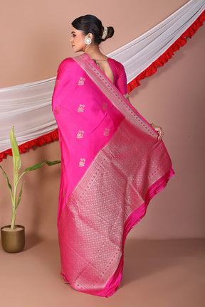 Rani Blended Mushro Silk Saree - Keya Seth Exclusive
