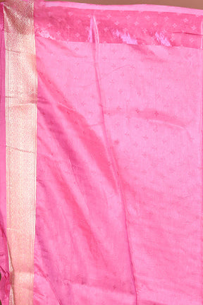 Pink Blended Mashru Silk Saree - Keya Seth Exclusive