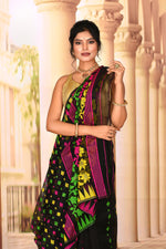 Load image into Gallery viewer, Lightweight Black Jamdani Saree - Keya Seth Exclusive
