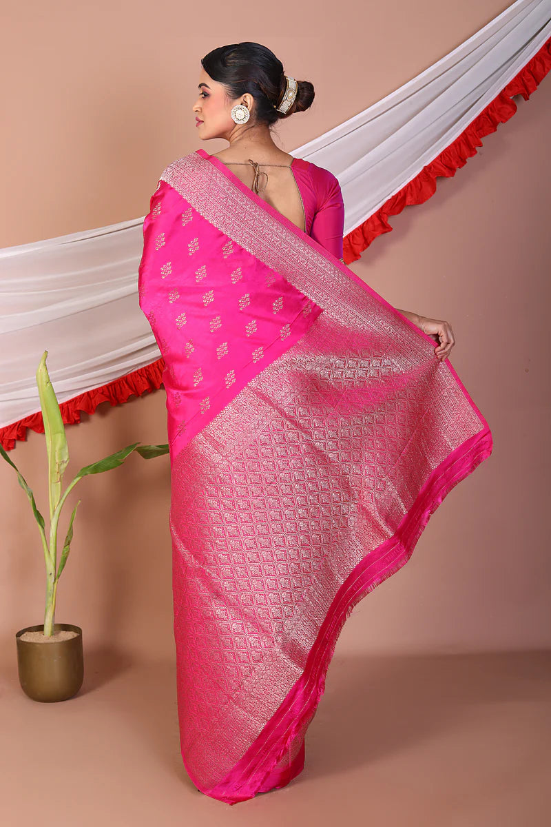 Rani Blended Mashru Silk Saree - Keya Seth Exclusive