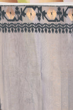 Load image into Gallery viewer, Elegant Grey Muslin Saree - Keya Seth Exclusive
