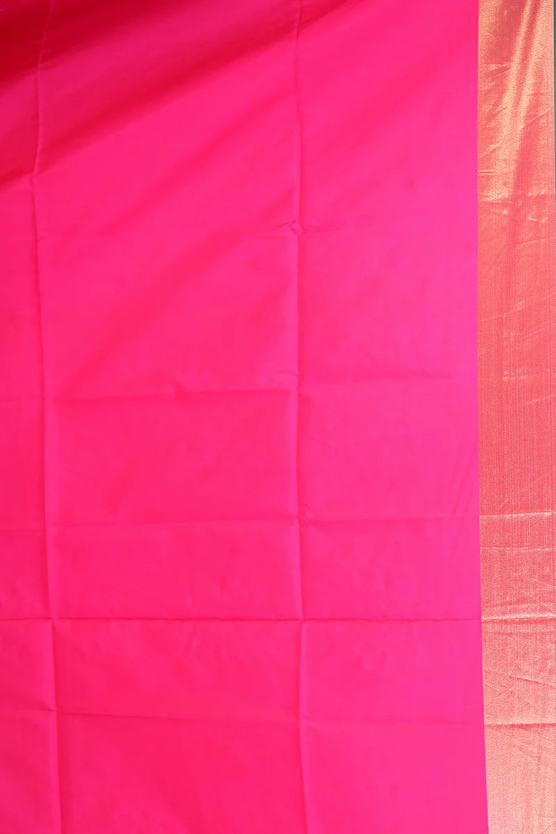 Peach Art Silk Saree - Keya Seth Exclusive