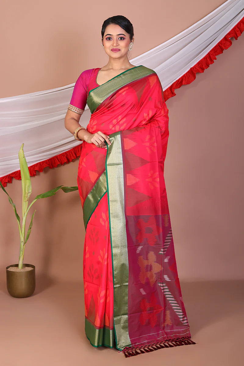 Rani Blended Bangalore Silk Saree - Keya Seth Exclusive