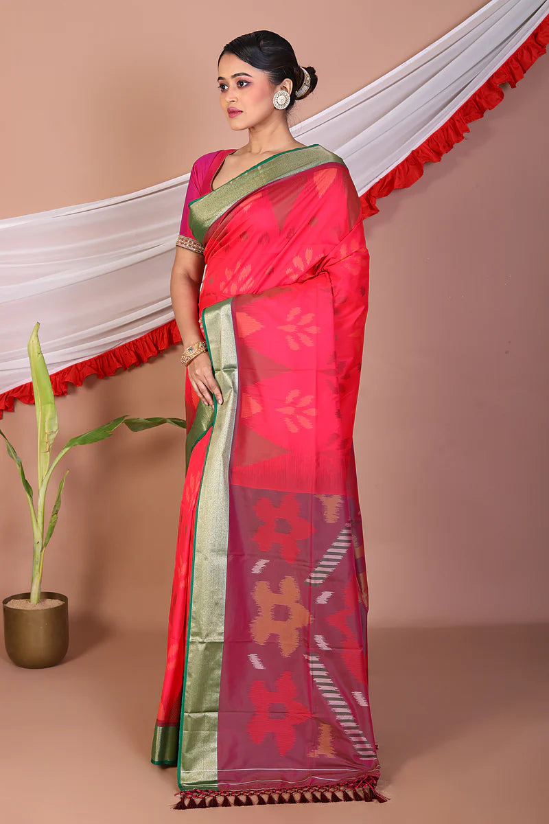 Rani Blended Bangalore Silk Saree - Keya Seth Exclusive