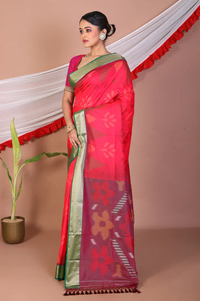 Rani Blended Bangalore Silk Saree - Keya Seth Exclusive