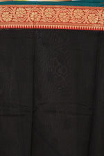 Load image into Gallery viewer, Gorgeous Black Semi Silk Saree
