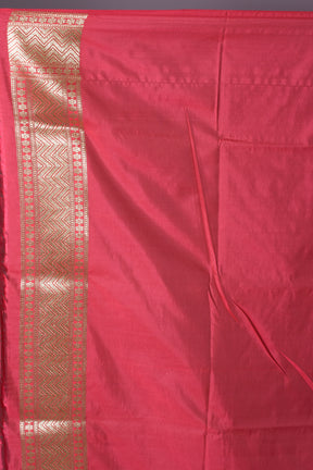 Peach Half & Half Banarasi Saree with Blouse Piece - Keya Seth Exclusive