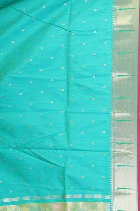 Green Blended Bangalore Silk Saree - Keya Seth Exclusive