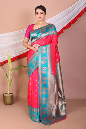 Rani Blended Mashru Silk Saree - Keya Seth Exclusive