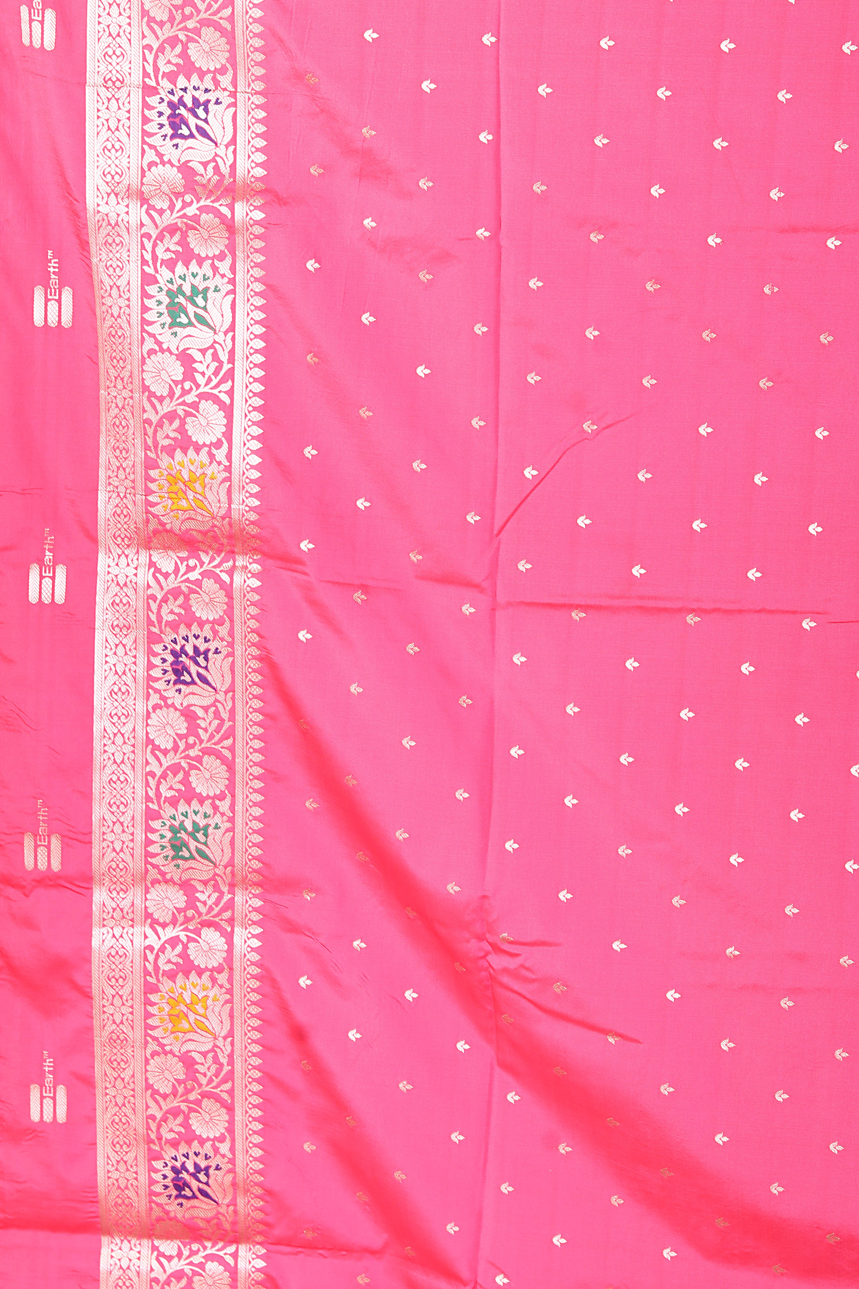 Rose Pink Blended Mashru Silk Saree - Keya Seth Exclusive