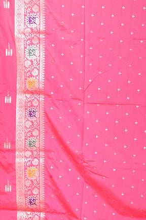 Rose Pink Blended Mashru Silk Saree - Keya Seth Exclusive