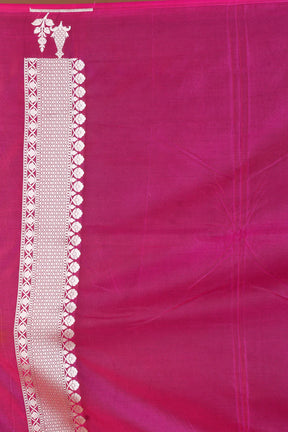 Pink Blended Mashru Silk Saree - Keya Seth Exclusive
