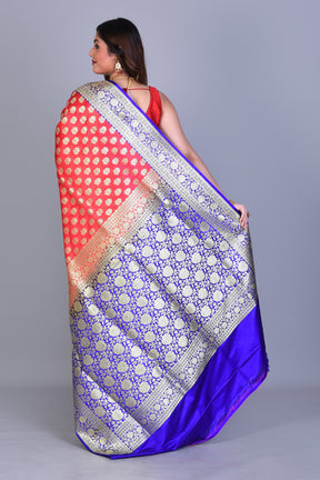 Pink Banarasi Saree with Blouse Piece - Keya Seth Exclusive