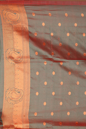Purple Blended Katan Silk Saree - Keya Seth Exclusive