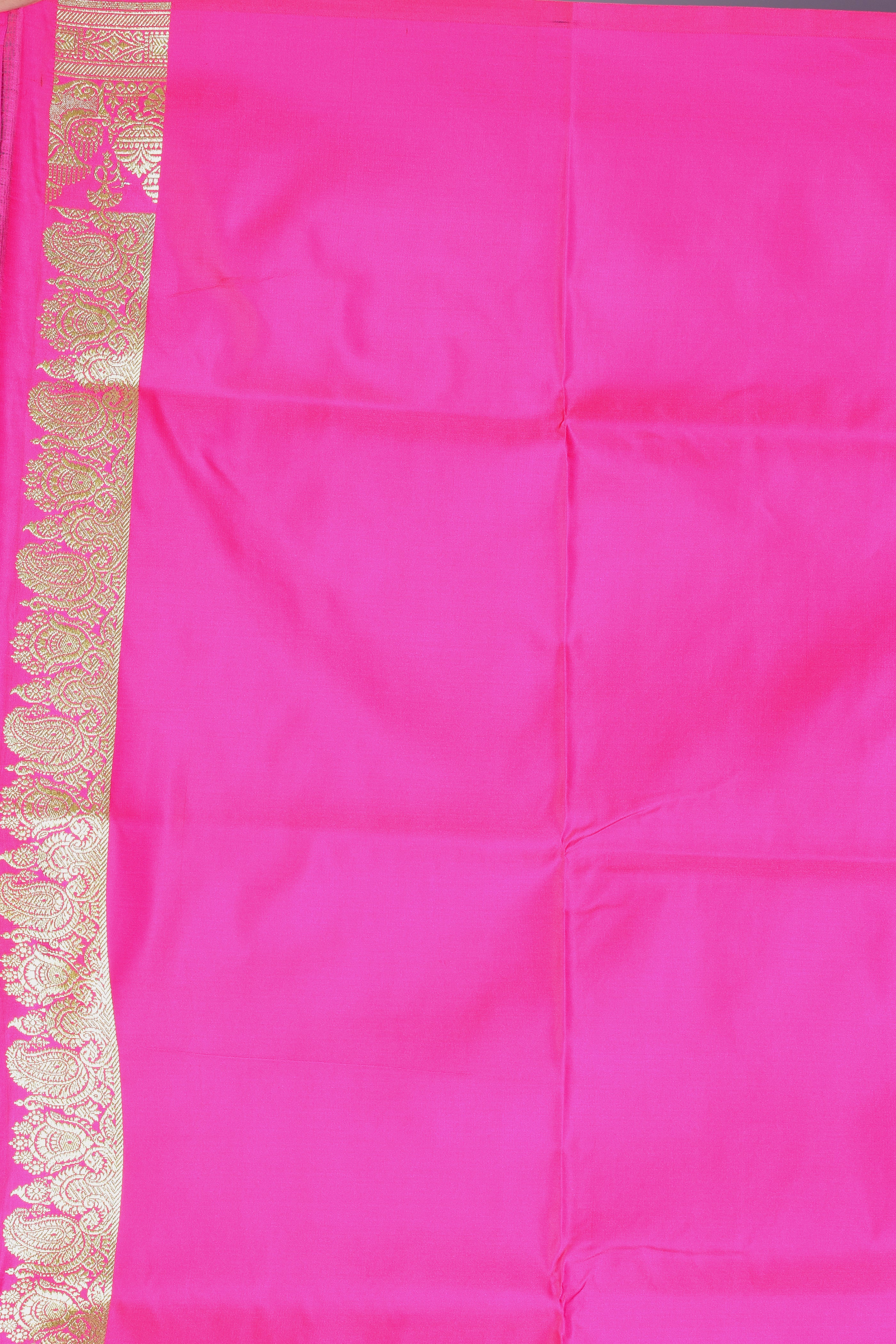 Pink Patli Pallu Pure Banarasi Saree with Blouse Piece - Keya Seth Exclusive