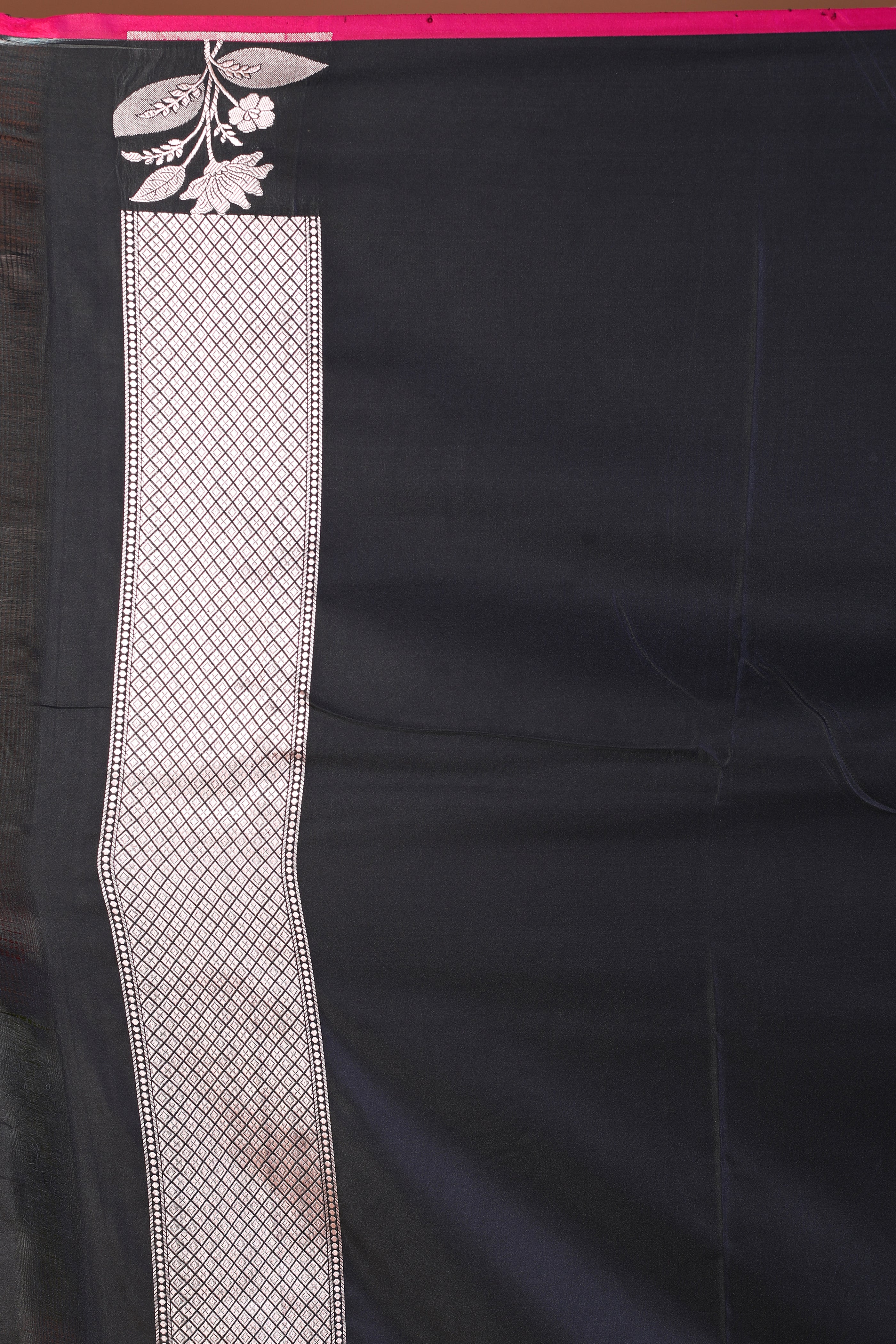 Black Blended Mashru Silk Saree - Keya Seth Exclusive