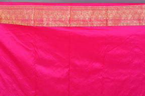 Blue Blended Kanjivaram Saree with Blouse Piece - Keya Seth Exclusive