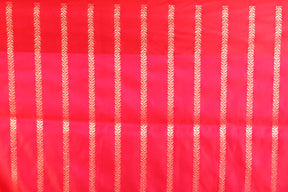 Red Blended Mashru Silk Saree - Keya Seth Exclusive