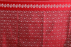 Maroon Blended Mashru Silk Saree - Keya Seth Exclusive