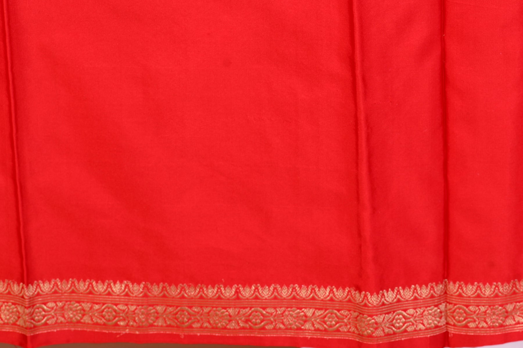 Red Pure Katan Silk Saree - Keya Seth Exclusive
