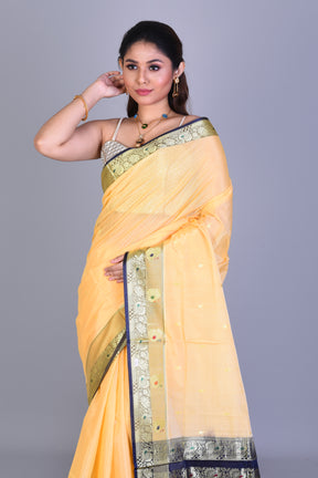 Beige Pattu Silk Saree with Blouse Piece - Keya Seth Exclusive