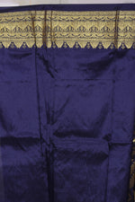 Load image into Gallery viewer, Blue Half &amp; Half Semi Silk Saree - Keya Seth Exclusive
