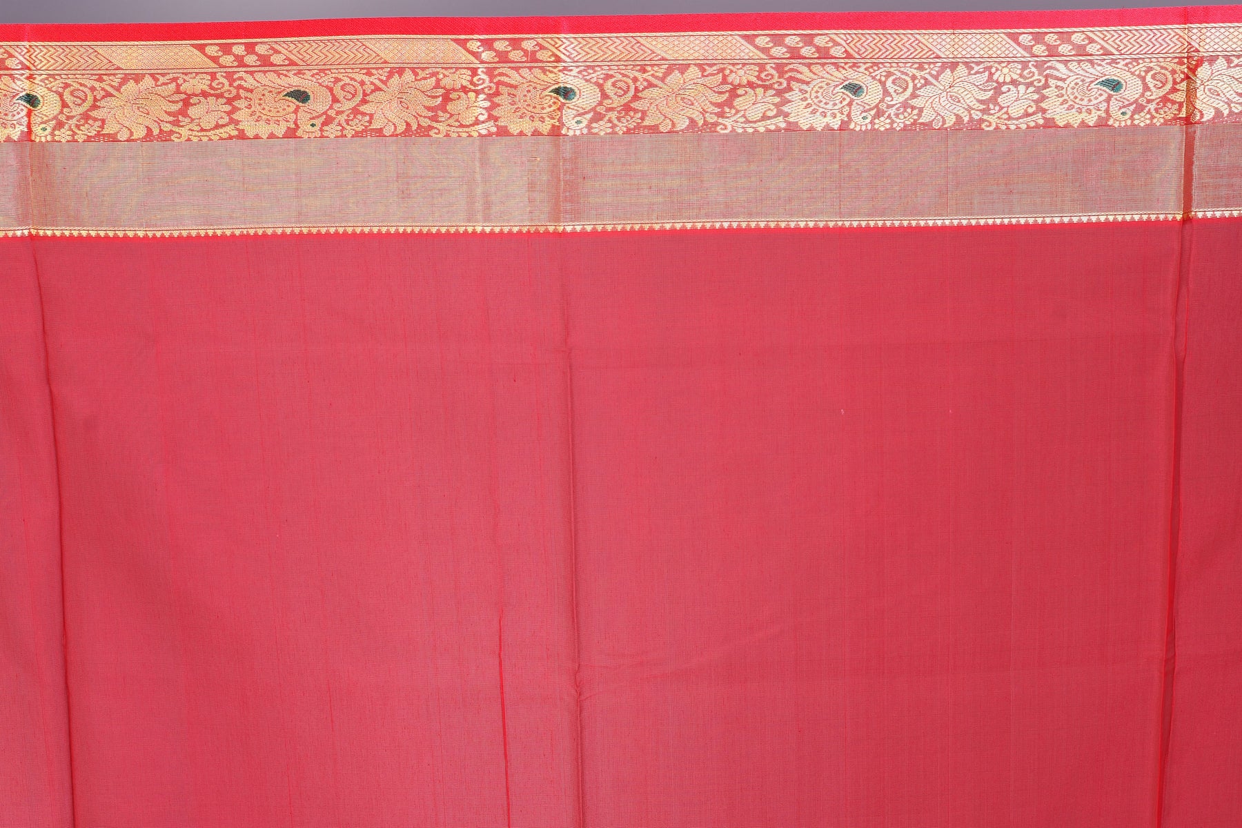 Light Peach Pattu Silk Saree with Blouse Piece - Keya Seth Exclusive