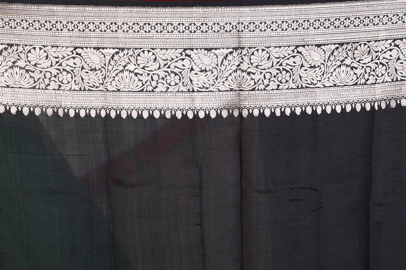 Green Pure Katan Silk Saree - Keya Seth Exclusive