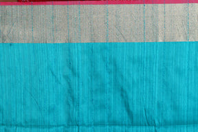 Sea Green Blended Tussar Saree - Keya Seth Exclusive