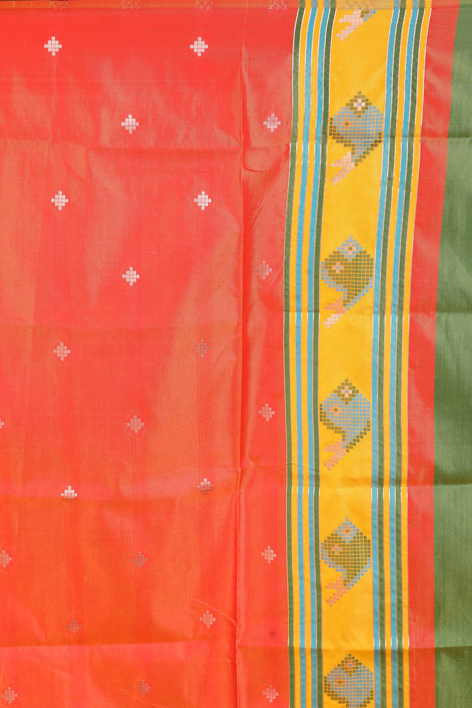 Green Blended Bangalore Silk Saree - Keya Seth Exclusive