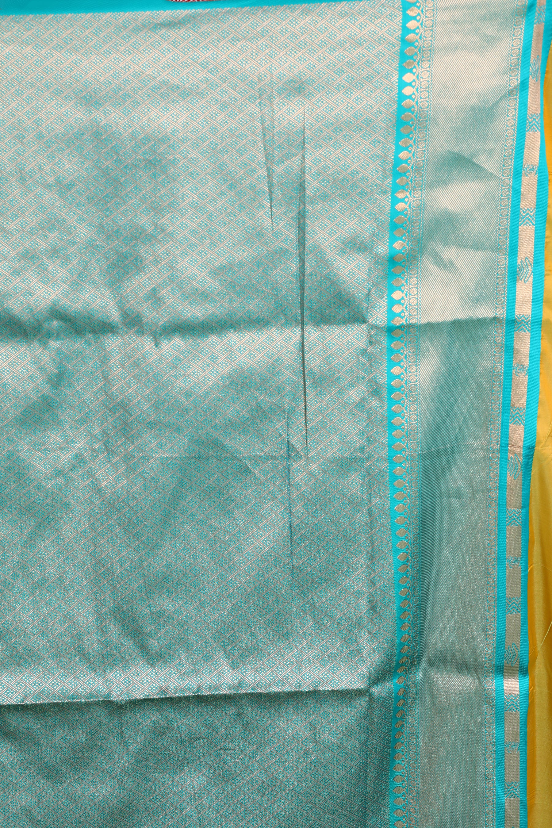 Olive Green Blended Tissue Saree - Keya Seth Exclusive