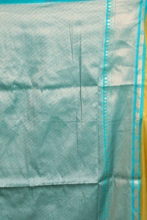 Olive Green Blended Tissue Saree - Keya Seth Exclusive