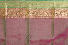 Leaf Green Pure Kanjivaram Silk Saree - Keya Seth Exclusive