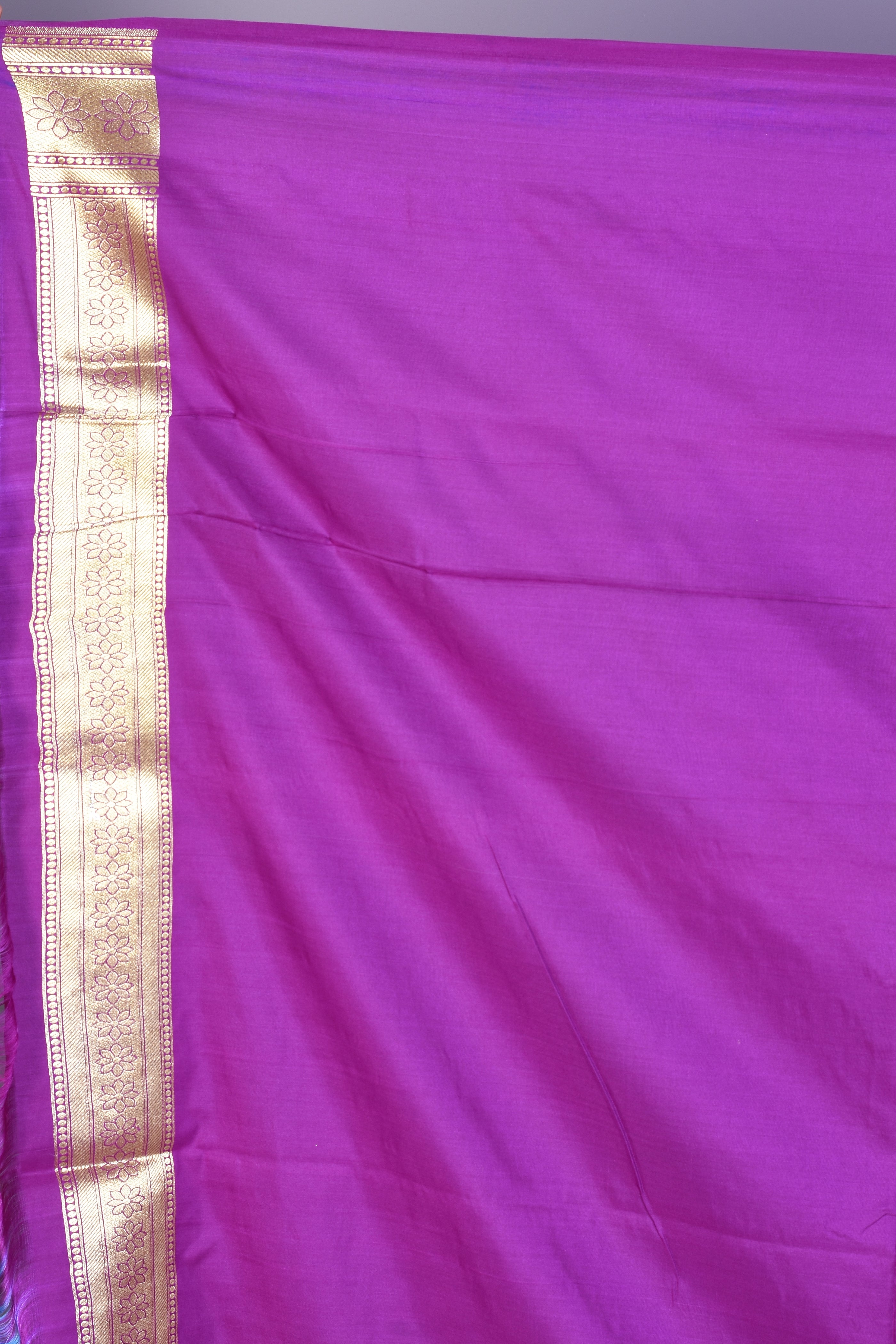 Magenta Banarasi Saree with Blouse Piece - Keya Seth Exclusive