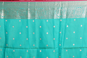 Green Blended Handloom Ikkat Silk Saree - Keya Seth Exclusive