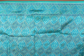 Blue Blended Printed Silk Saree - Keya Seth Exclusive