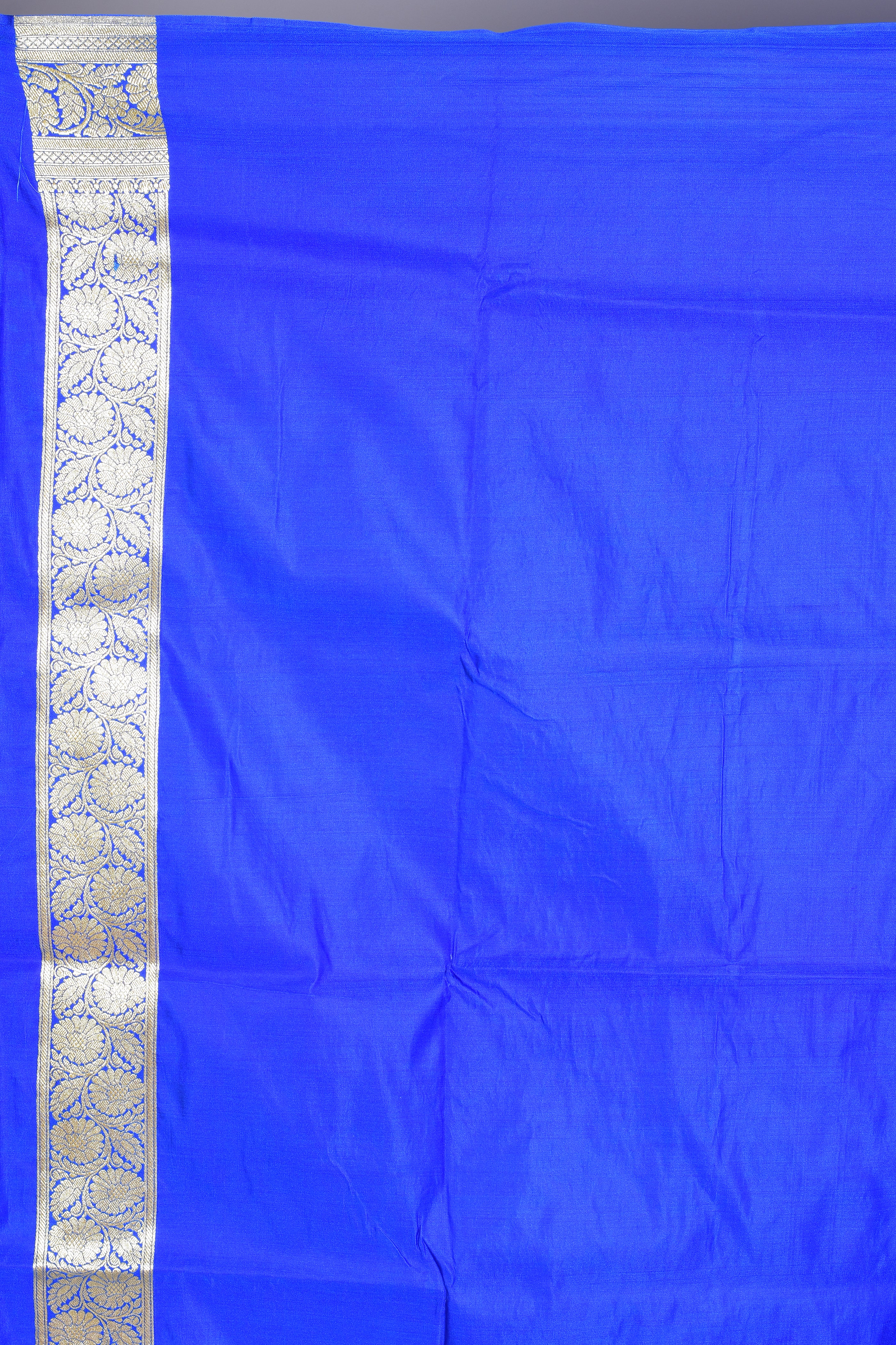 Royal Blue Banarasi Saree with Blouse Piece - Keya Seth Exclusive