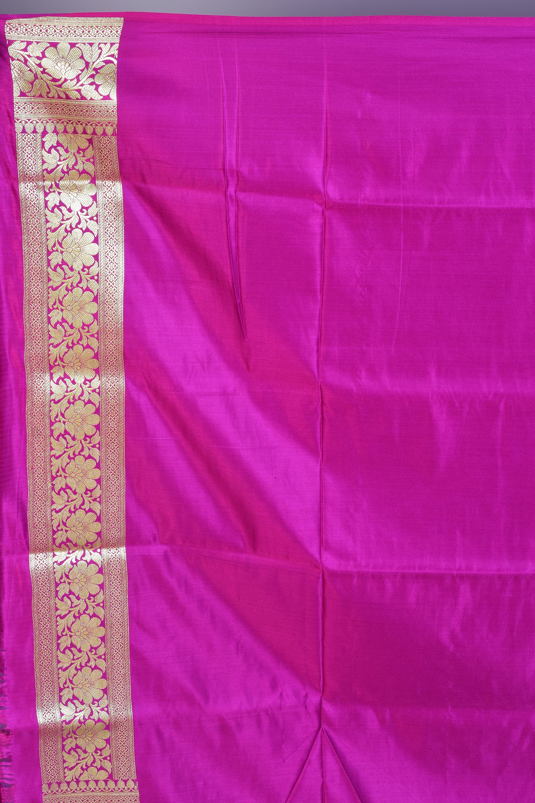 Magenta Banarasi Saree with Blouse Piece - Keya Seth Exclusive