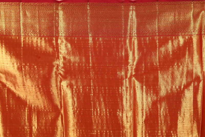 Brown Pure Tissue Kanjivaram Saree - Keya Seth Exclusive