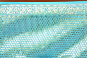 Blue Blended Blended Silk Saree