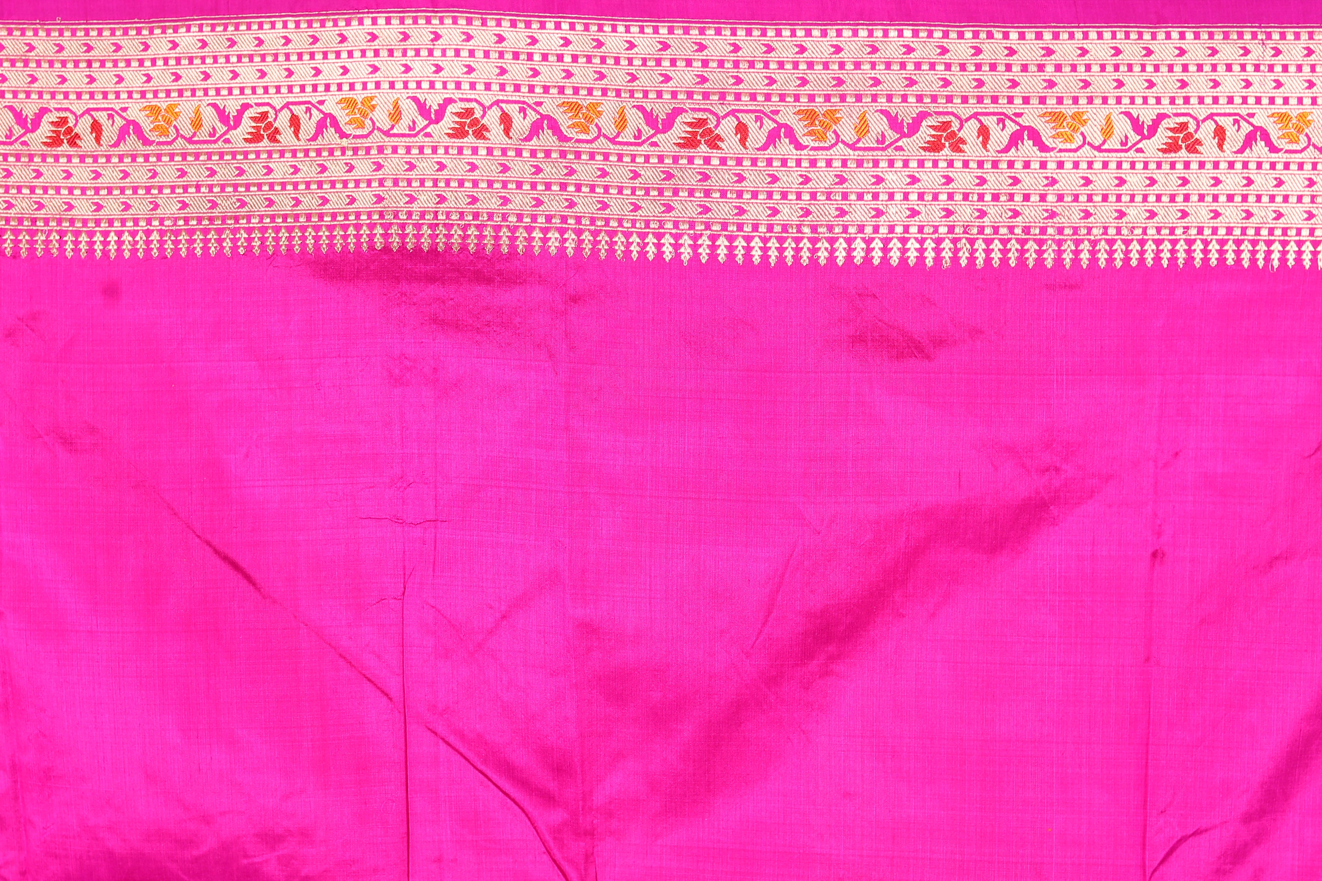 Pink Pure Katan Saree - Keya Seth Exclusive