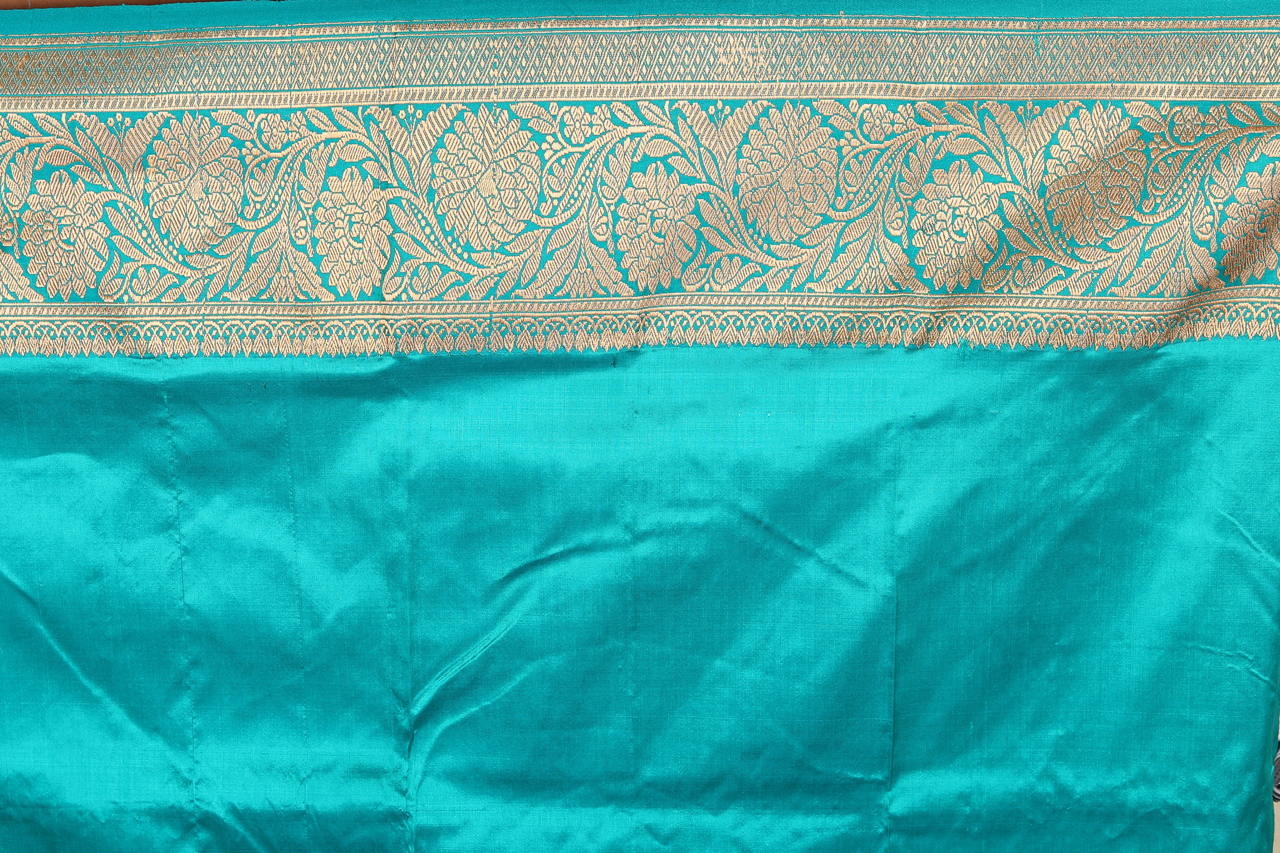 Mustard Pure Tussar Saree - Keya Seth Exclusive