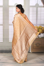 Load image into Gallery viewer, Yellow Crushed Tissue Saree - Keya Seth Exclusive
