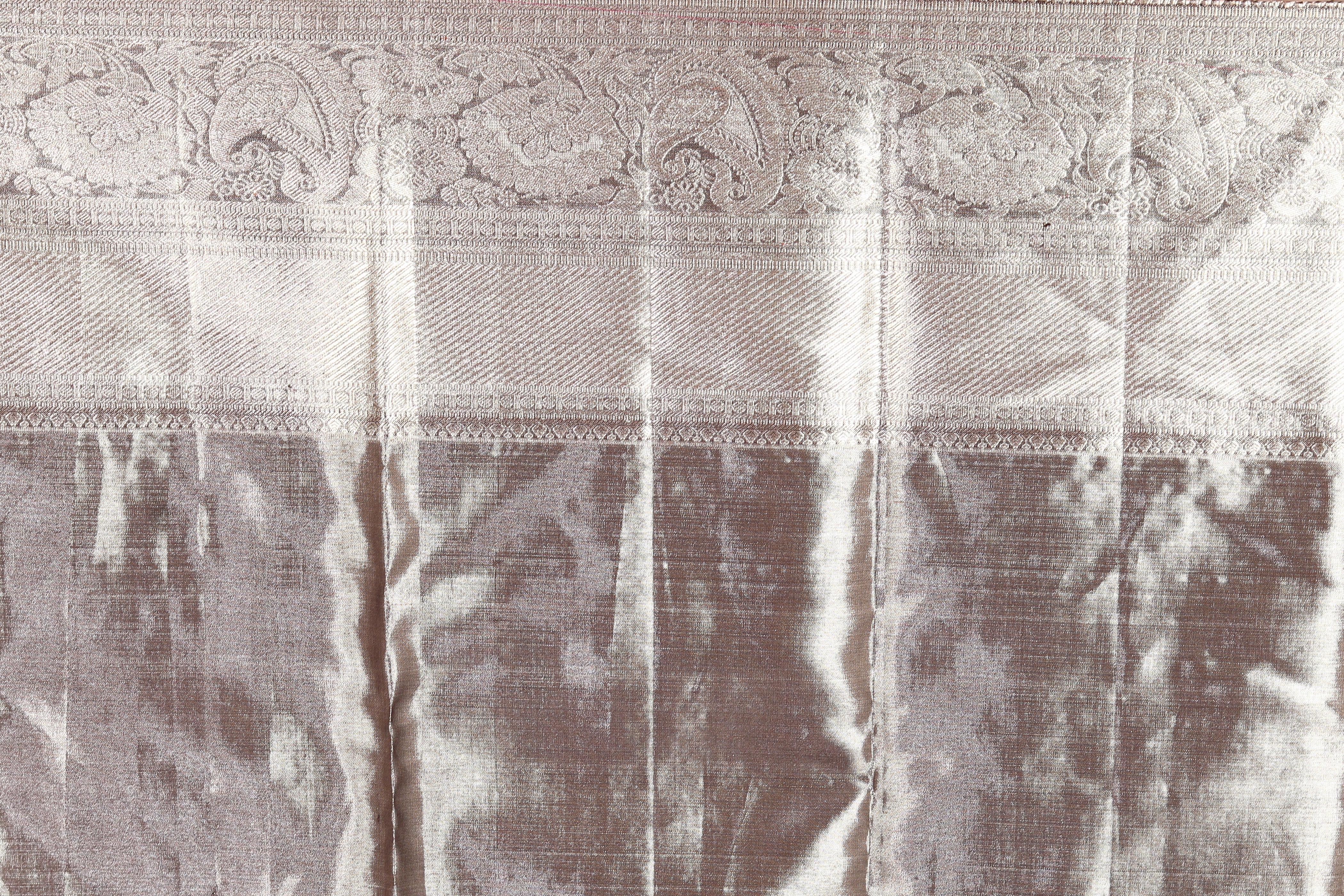Silver Pure Tissue Kanjivaram Saree - Keya Seth Exclusive