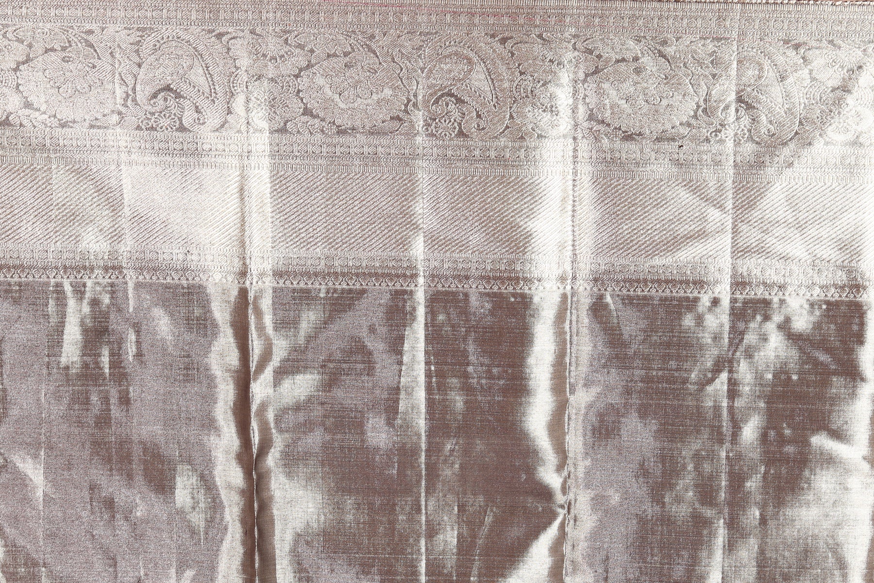 Silver Pure Tissue Kanjivaram Saree - Keya Seth Exclusive