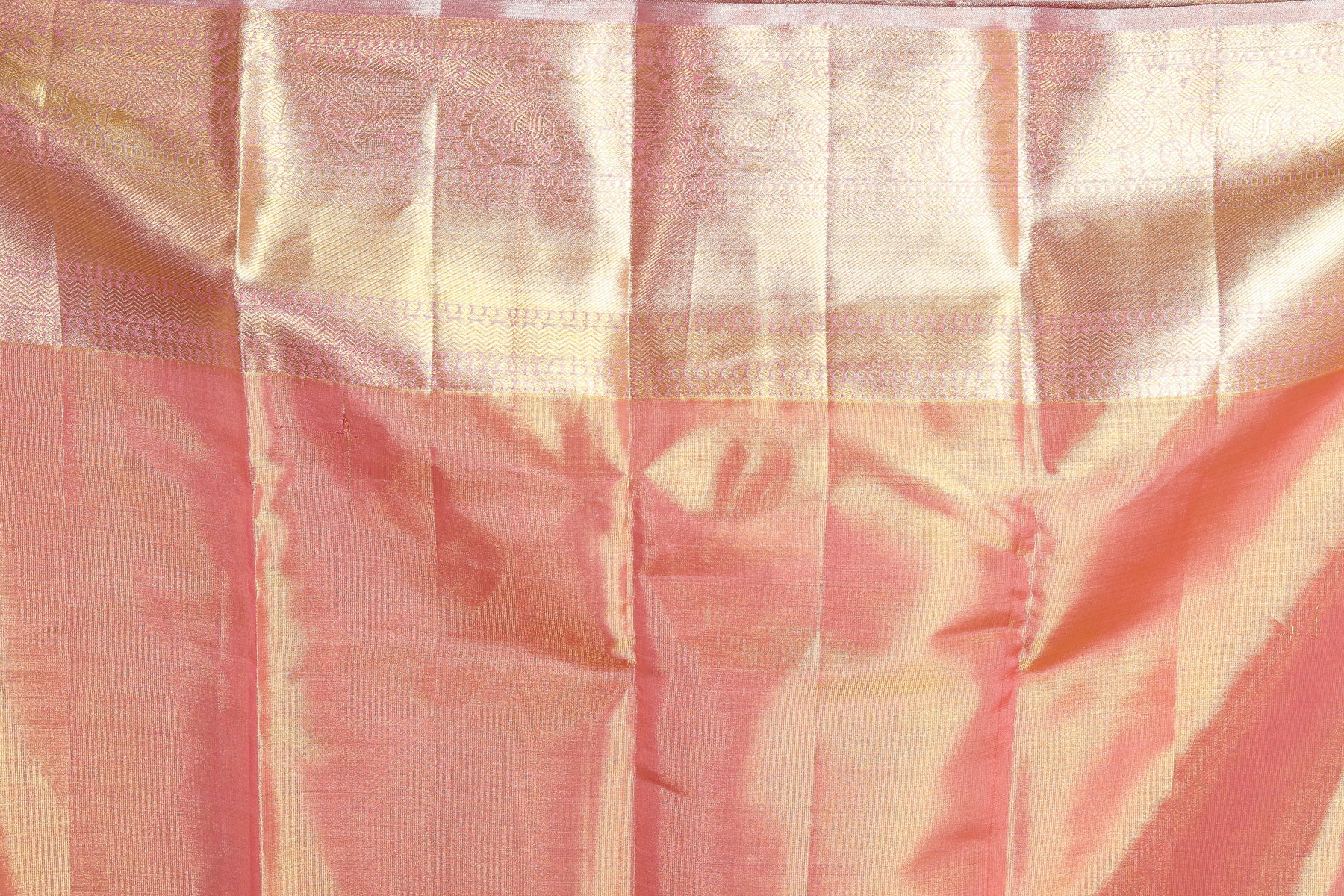 Peach Pure Tissue Kanjivaram Saree - Keya Seth Exclusive